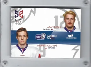 Martin Hugo Haš / Raška Adam Moje Kartičky 2018-19 Hlinka Gretzky Cup 2018 xx/33 č.HG6